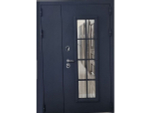 Дверь входная АГОРА серая двустворка/одностворка