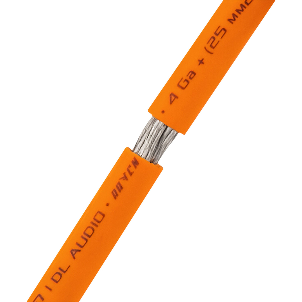 RAVEN POWER CABLE 4 GA ORANGE