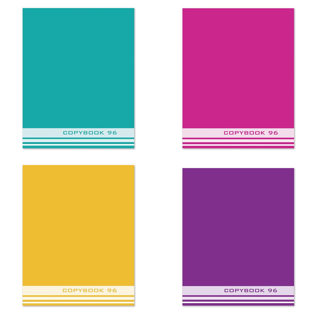 Тетрадь А5, 96 л., STAFF, клетка, офсет №2 ЭКОНОМ, обложка картон, ОДНОТОННАЯ, 1шт, 402324