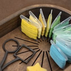 Овальный лоток с органайзером