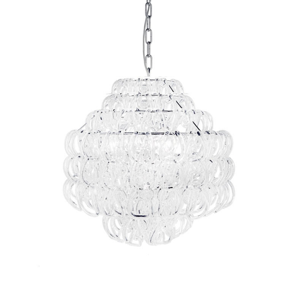 Pendant design lamp Giogali SP 3E by Vistosi (White)