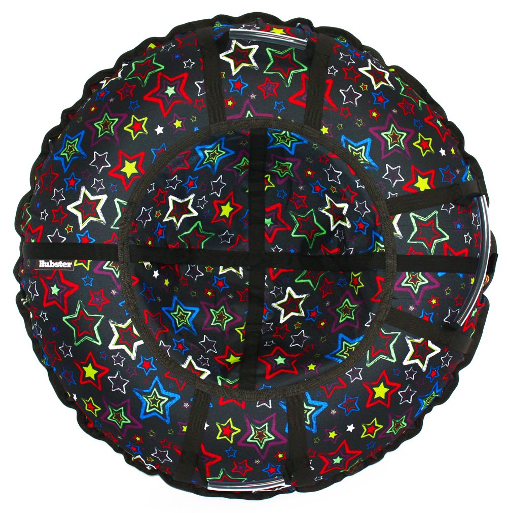Тюбинг Hubster Люкс Pro Звезды черные