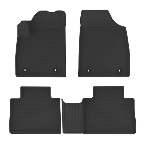 Ковры в салон Norplast для MG HS I (2020-), рестайлинг, Черный, арт.NPA11-C594-340