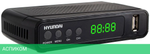 Ресивер DVB-T2 Hyundai H-DVB520 c WiFi-адаптеом черный (H-DVB520WA)