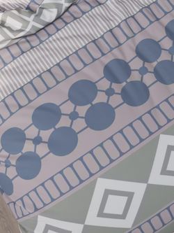 Наволочка комплект 2шт Полисатин Мечта "Knitting" 70x70 см на молнии