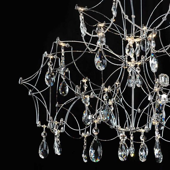 Подвесная светодиодная люстра Modelux Premium ML.7815.600P CH