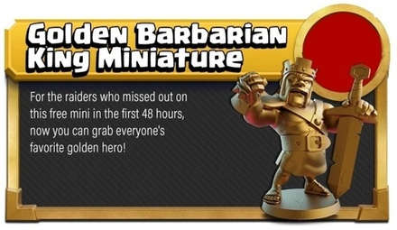 [Предзаказ] Golden Barbarian King Miniature