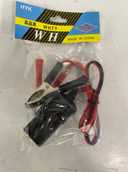 Удлинитель (40 см) прикуривателя HYK с крокодилами (1 шт.)