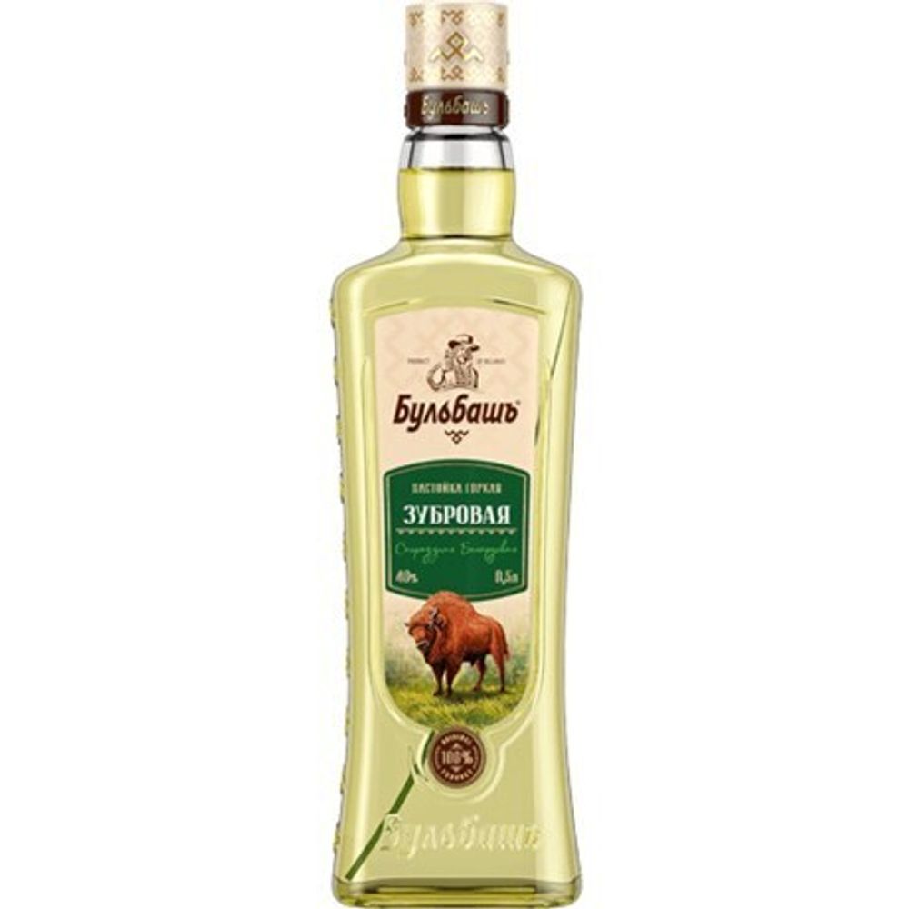 Настойка горькая Бульбашъ Зубровая Беларуская 0,5 37% (Завод Бульбашъ) Беларусь