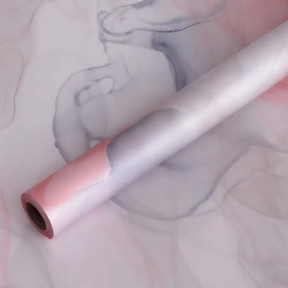 Пленка АКВАРЕЛЬ 58см*10м САЖА/БОРДО