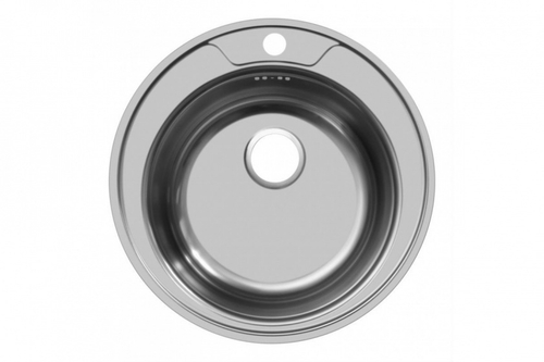 Мойка Round 490 ECO кухонная врезная круглая матовая