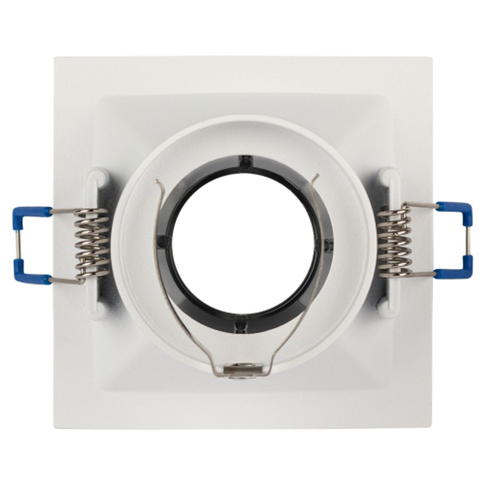 Встраиваемый светильник декоративный ЭРА KL102 WH/CH MR16 GU5.3 белый хром