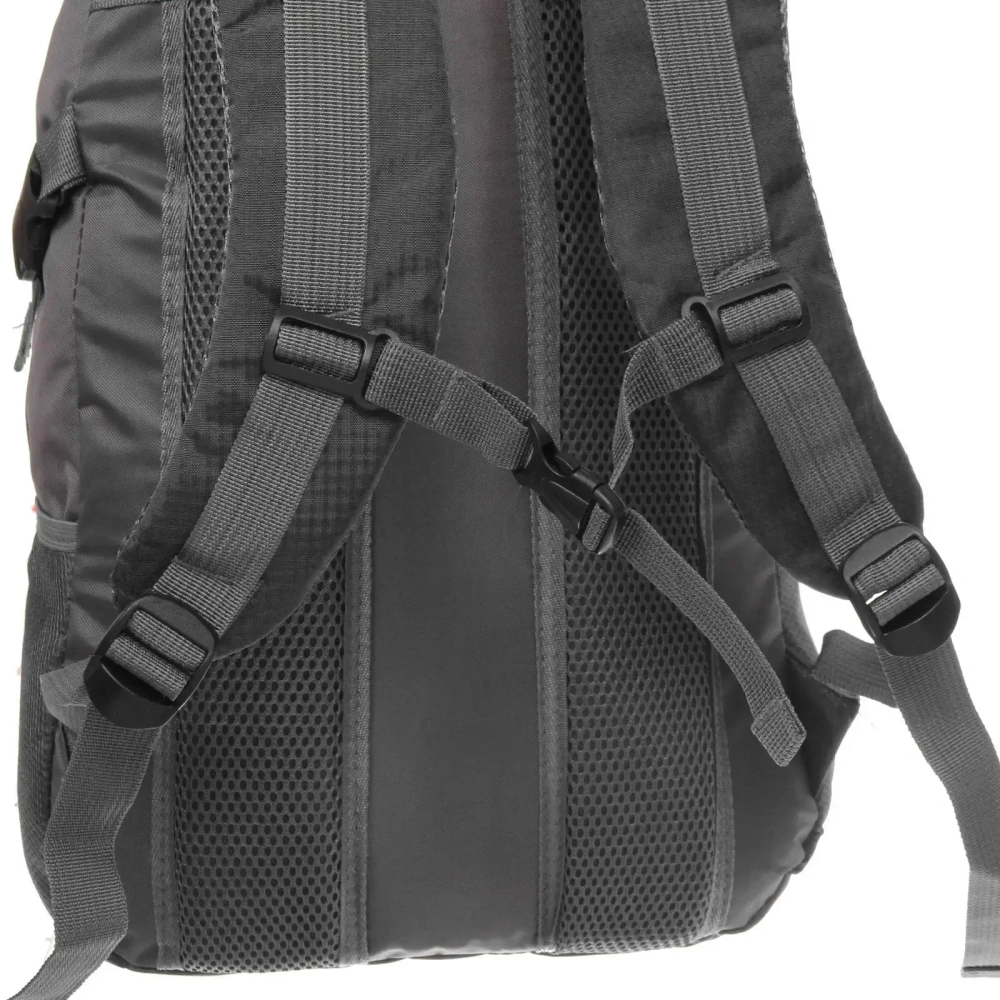 Рюкзак туристический 35л, цвет черно-серый 22001