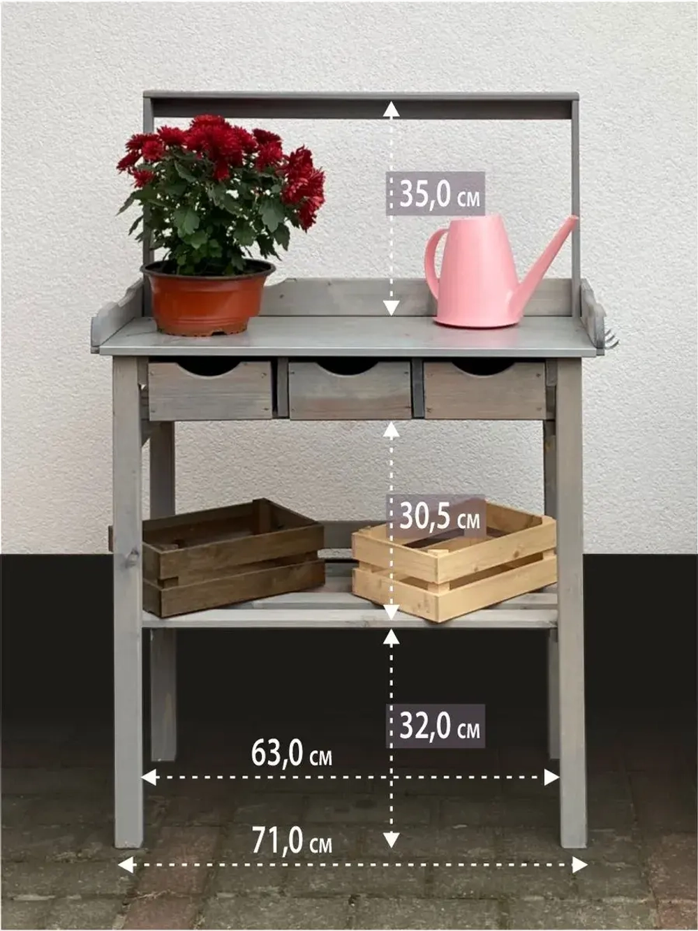 Стол садовый стеллаж для рассады цветов напольный