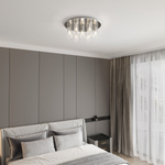 Потолочный светильник со стеклянными плафонами 502111/7 хром