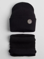 Шапка и снуд для мальчика на осень