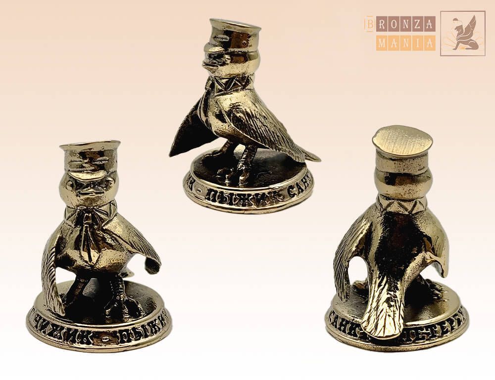 фигурка Чижик-Пыжик - Галстук на бронзовом постаменте