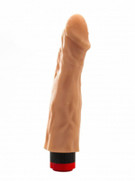 Телесный вибромассажер с ионами серебра №27 - 19,5 см.