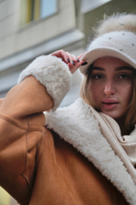 Дубленка двусторонняя camel