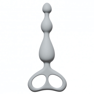 Рельефный анальный стимулятор Ultimate Beads (17 см , серый ) (Цвет: серый)