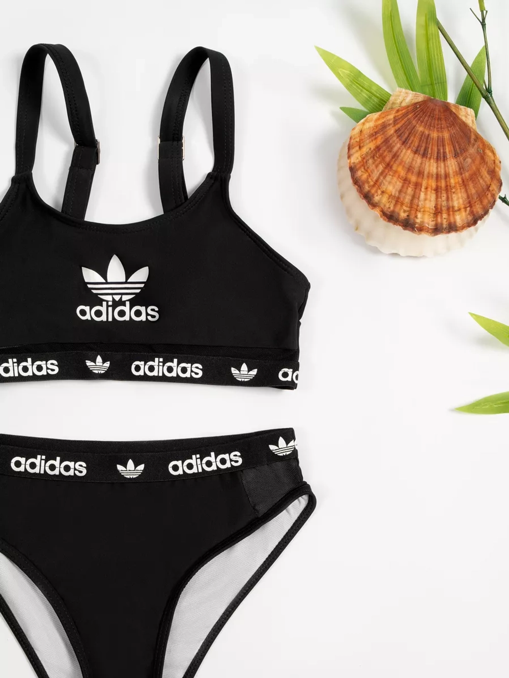 Купальник раздельный спортивный с топом Adidas