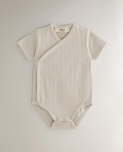 ZARA HOME НАБОР ДЕТСКИХ БОДИ ( 2 ШТ.), СЕРЫЙ