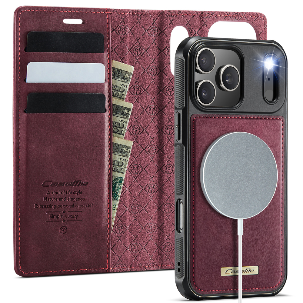Чехол-кошелек CaseMe 2 in 1 MagSafe iPhone 17 Pro
