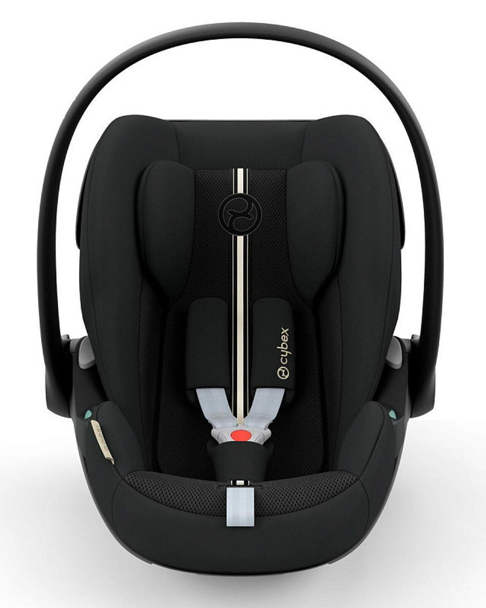 Коляска 3 в 1 Cybex Priam IV Rosegold и автокресло Cloud G i-Size Moon Black Plus Off White