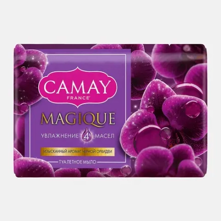 Туалетное мыло Camay Магическое заклинание Черная орхидея и пачули 85г
