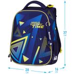 Ранец Berlingo Expert Max Triangles 37х28х16см, 2 отд., с анатомической спинкой, + дождевик