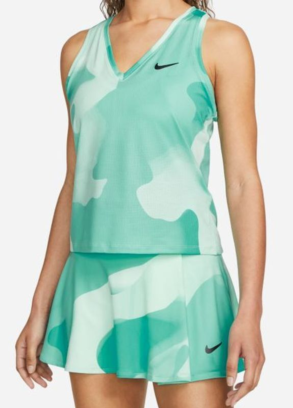 Женский топ теннисный Nike Court Dri-Fit Victory Tank - Мятный