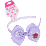 Ободок для волос детский на блистере «Rapunzel- Love of flowers», микс 6 цветов, 1 см