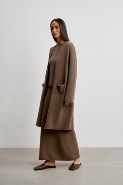 Кардиган ISABEL, шоколадный