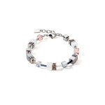 Браслет Coeur de Lion Peach Monochrome 4012/30-0225 цвет серый, розовый