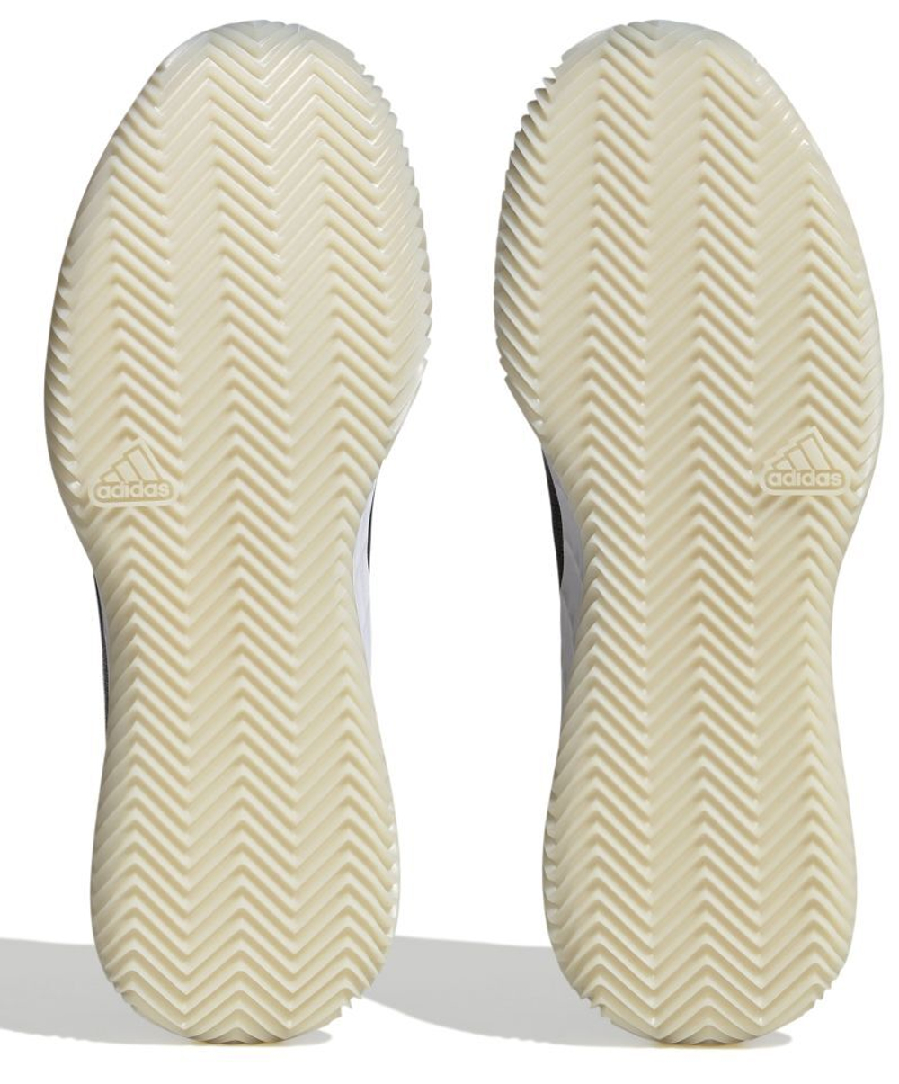 Женские Кроссовки теннисные Adidas Adizero Ubersonic 4.1 W Clay - core black/silver metallic/footwear white