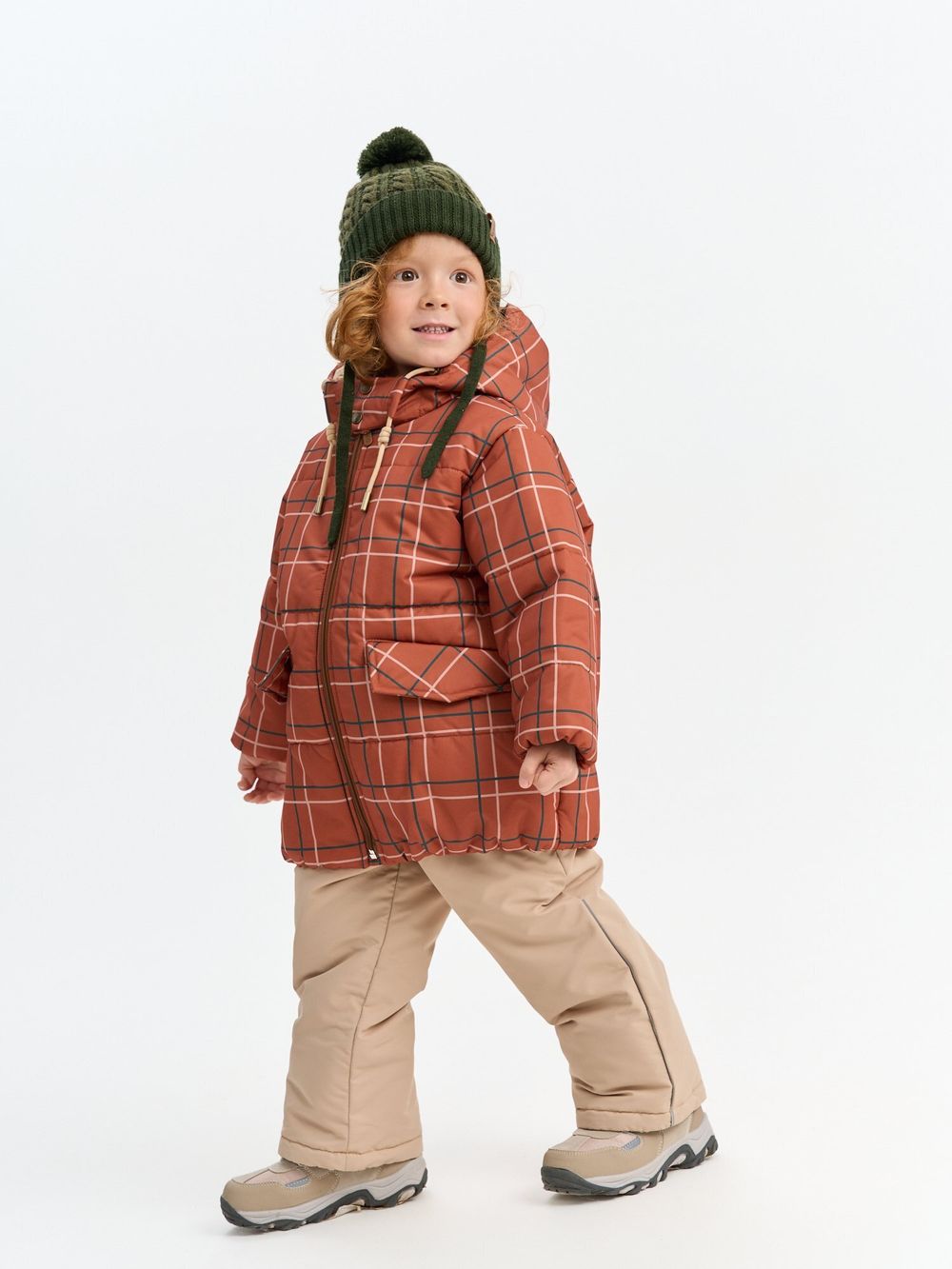 Куртка зимняя стеганая "Терракот"