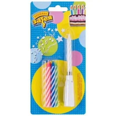 Свеча музыкальная 6шт