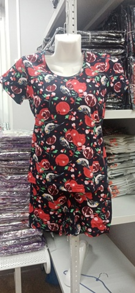 Пижама женская шорты+футболка ФШ0010