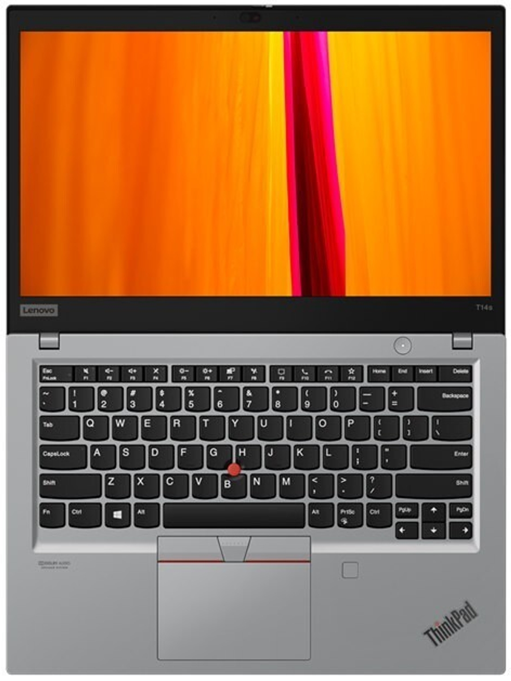Ноутбук Lenovo ThinkPad T14s Gen 1 / 14;;, 1920x1080 (Full HD)/ Intel Core i7 10510U 1800MHz/ On board DDR4 16GB/ SSD 512GB/ Intel UHD Graphics/ Bluetooth/ Wi-Fi/ FPR, SCR/ noDVD/ Чёрный /Windows 10 Pro / 20T0001ERT