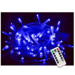 Светодиодная штора 3х2 метра, синий цвет, пульт