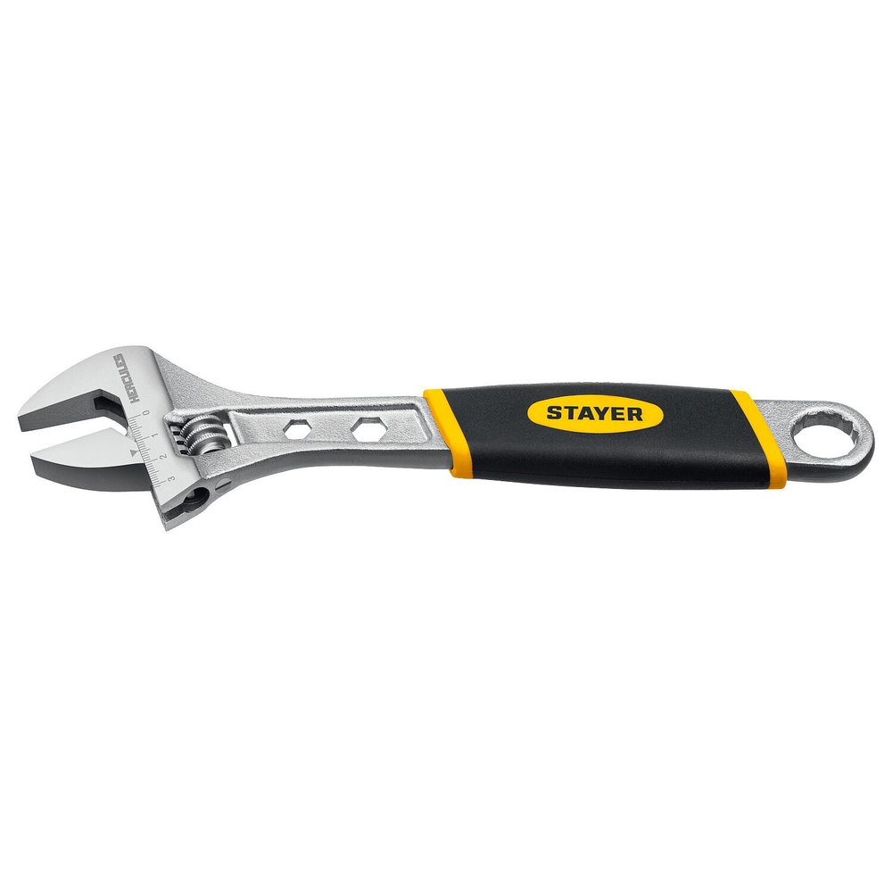 STAYER Chromax, 250/30 мм, разводной ключ, Professional (27262-25)