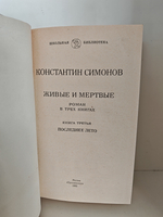 Живые и мёртвые: Роман в 3-х книгах. Книга 3. Последнее лето