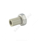 Штуцер PP-R комбинированный серый Дн 20х3/4" с накидной гайкой VALFEX 10136020Г