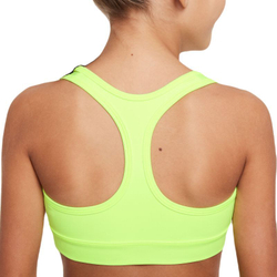 Топ для девочки теннисный Nike Girls Swoosh Sports Bra - зеленый
