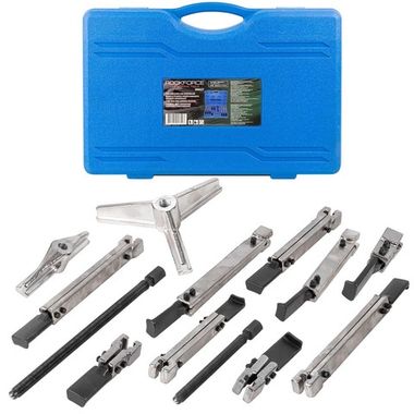 Съемник двух-трехлапый сборный универсальный, 13пр.(длина лап - 120, 230, 280мм, ширина - 145мм), в кейсе RockForce##Rock FORCE RF-66627