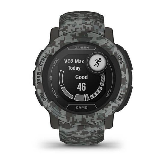 Спортивные прочные часы Garmin Instinct 2, Camo Edition, Graphite Camo, 010-02626-03