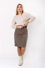 Юбка К 425/капучино