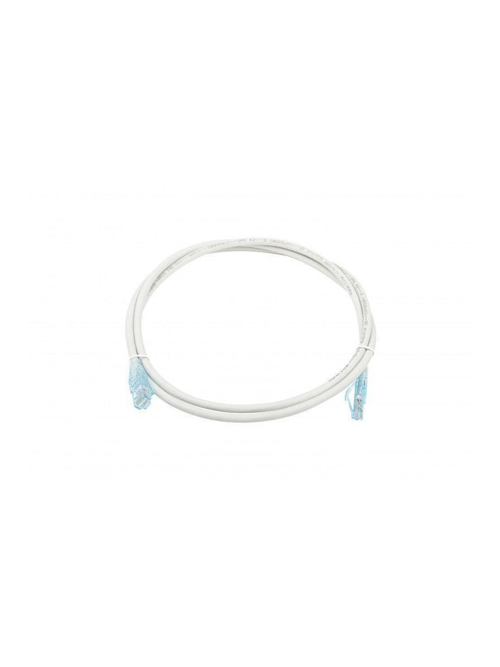 Патч-корд PC-LPM-UTP-RJ45-RJ45-C6-1.5M-LSZH-GY U/UTP кат.6 LSZH 1.5м сер. Hyperline 42237