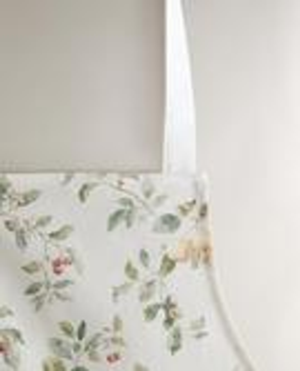 ZARA HOME ФАРТУК ИЗ ХЛОПКА С ЦВЕТОЧНЫМ УЗОРОМ, ЗЕЛЕНЫЙ
