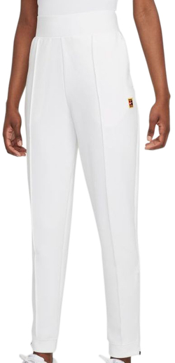 Женские теннисные брюки Nike Court Dri-Fit Heritage Knit Pant W - белый